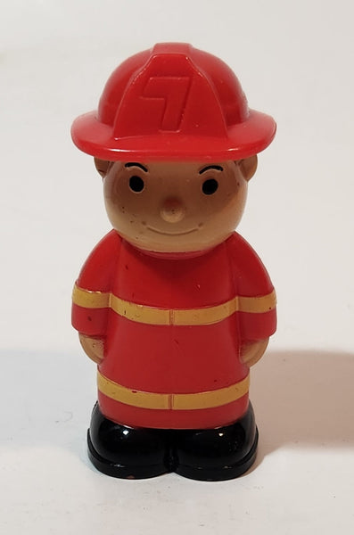 Kid Connection Fireman Firefighter 2 3/4" Tall Plastic Toy Figure