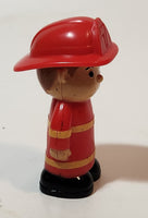 Kid Connection Fireman Firefighter 2 3/4" Tall Plastic Toy Figure
