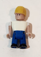 Vintage Tyco Construction Worker 1 3/4" Tall Toy Figure