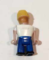 Vintage Tyco Construction Worker 1 3/4" Tall Toy Figure
