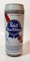 Pabst Blue Ribbon 7" Tall Beer Can Shaped Plastic Thermos Drinking Cup