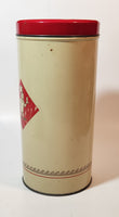 Vintage Bolletje Dutch Biscuits Container 9" Tall Cylindrical Tin Metal Canister