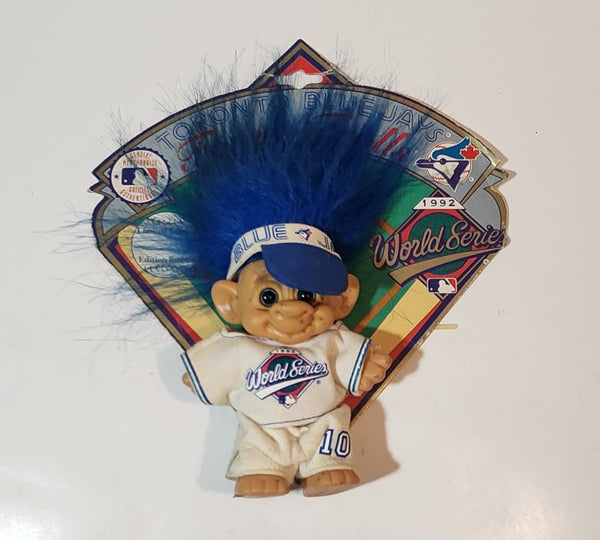 Wow Wee 1992 MLB World Series Limited Editions Toronto Blue Jays Forest Trolls Toy Figure New on Card