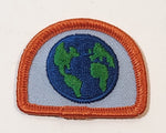 Girl Guides Planet Earth Embroidered Fabric Patch Badge