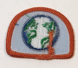 Girl Guides Planet Earth Embroidered Fabric Patch Badge