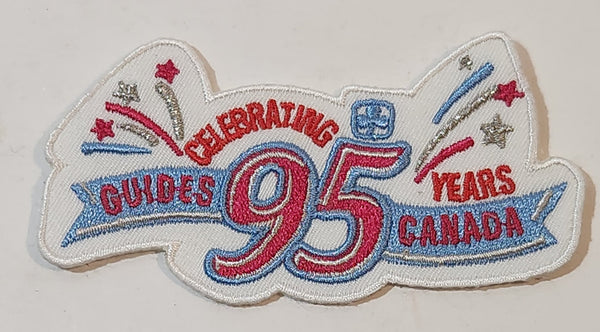 Girl Guides of Canada Celebrating 95 Years 1 3/4" x 3 1/2" Embroidered Fabric Patch Badge