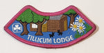 Girl Guides Tillicum Lodge 1 3/4" x 4 1/4" Embroidered Fabric Patch Badge