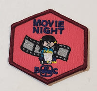 Girl Guides BC Movie Night 2 1/2" x 2 1/2" Embroidered Fabric Patch Badge