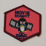 Girl Guides BC Movie Night 2 1/2" x 2 1/2" Embroidered Fabric Patch Badge