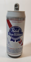 Pabst Blue Ribbon 7" Tall Beer Can Shaped Plastic Thermos Drinking Cup