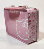 2011 BIP Sanrio Hello Kitty Embossed Tin Metal Lunch Box