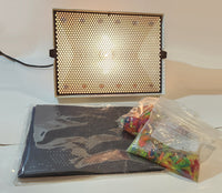 Vintage 1991 Milton Bradly Lite Brite Model No. C4780 LR24153 110V 25W Lite Brite Toy Light Up Picture Toy with Bag of Pegs in Box