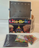 Vintage 1991 Milton Bradly Lite Brite Model No. C4780 LR24153 110V 25W Lite Brite Toy Light Up Picture Toy with Bag of Pegs in Box