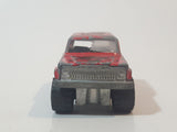 Vintage Majorette No. 236 4x4 Cherokee Mad Bull Red 1:64 Scale Die Cast Toy Car SUV Vehicle with Opening Tail Gate