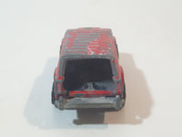 Vintage Majorette No. 236 4x4 Cherokee Mad Bull Red 1:64 Scale Die Cast Toy Car SUV Vehicle with Opening Tail Gate