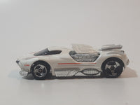2002 Hot Wheels Crash Curve Maelstrom White Die Cast Toy Car Vehicle