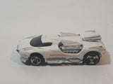 2002 Hot Wheels Crash Curve Maelstrom White Die Cast Toy Car Vehicle