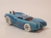 2014 Hot Wheels HW City: Future Fleet Prototype H-24 Sky Blue Die Cast Toy Car Vehicle
