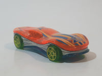 2018 Hot Wheels X-Raycers Clear Speeder Transparent Orange Die Cast Toy Car Vehicle