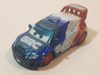 Mattel Disney Pixar Cars Raoul Caroule GRC France Worn Style Blue White Red Die Cast Toy Car Vehicle V2809