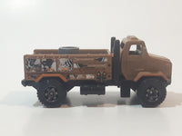 2017 Matchbox Jungle Mission Rapids Rescue Truck Brown Die Cast Toy Car Vehicle