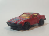 Vintage Majorette No. 202 Triumph TR7 Red 1:53 Scale Die Cast Toy Car Vehicle with Opening Doors