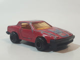 Vintage Majorette No. 202 Triumph TR7 Red 1:53 Scale Die Cast Toy Car Vehicle with Opening Doors