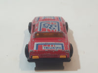 Vintage Majorette No. 202 Triumph TR7 Red 1:53 Scale Die Cast Toy Car Vehicle with Opening Doors