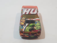 2008 MGA Marvel Authentics The Incredible Hulk and Wolverine Orange Die Cast Toy Car Vehicle