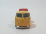 Vintage Husky VW Pick Up Truck Yellow Die Cast Toy Car Vehicle