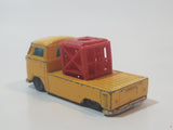 Vintage Husky VW Pick Up Truck Yellow Die Cast Toy Car Vehicle