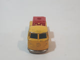 Vintage Husky VW Pick Up Truck Yellow Die Cast Toy Car Vehicle