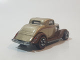 2008 Hot Wheels Since '68: Hot Rods 3-Window '34 Gold and Brown Die Cast Toy Car Hot Rod Vehicle