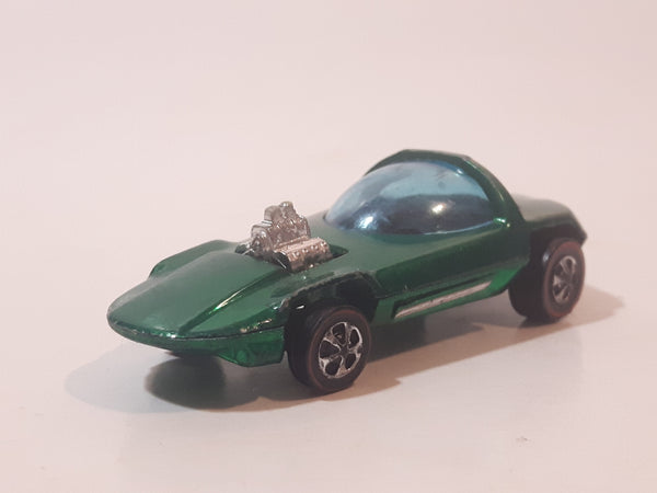 Vintage 1968 Hot Wheels Silhouette Spectraflame Green Die Cast Toy Car Vehicle