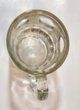 Vintage A & W "the difference is delicious" Clear Glass 4 1/4" Tall Heavy Glass Root Beer Mug