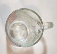 Rare Vintage 1968 Giftcraft 'Night, Baby! Bowling Themed 6" Tall Glass Mug Cup