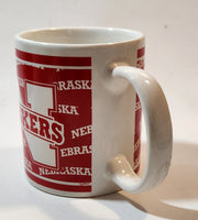 Nebraska Huskers College Football Team Ceramic Coffee Mug Cup