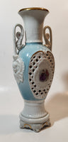 Arpo Curtea de Arges Ornate 9 3/4" Tall Fine Porcelain Vase Made in Romania