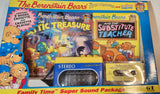 1996 The Berenstain Bears the Attic Treasure and Substitute Teacher Family Time Sound Package 2 Books Cassette and Cassette Player New in Box
