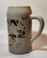 Prosit Steam Whistle Canada's Premium Pilsner 7 3/4" Tall Heavy Ceramic Beer Stein Mug