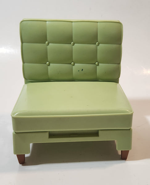2005 Mattel Barbie Totally Real Green Chair Plastic Dollhouse Toy