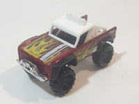 2016 Hot Wheels HW Daredevils Custom Ford Bronco Dark Red Die Cast Toy Car Vehicle