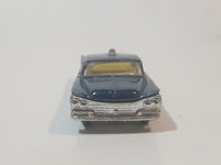 Vintage Husky Buick Electra Police Cruiser Blue Die Cast Toy Car Vehicle