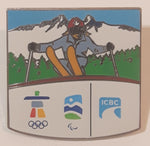 Vancouver 2010 Winter Olympic Games ICBC Skiing Enamel Metal Lapel Pin