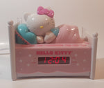 Hello Kitty Sleeping Kitty Alarm Clock Radio Lights Up