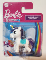 2022 Mattel Barbie Dreamtopia Sparkle Cake Unicorn 2" Tall Toy Figure New in Package