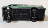 Vintage Budgie Models REA Express Parcel Delivery Van Green Die Cast Toy Car Vehicle Made in England