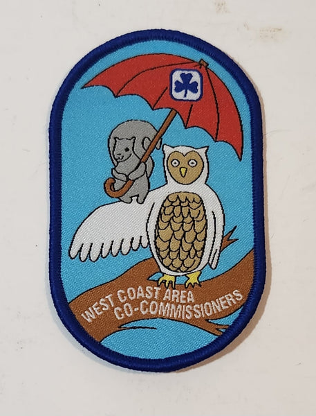 Girl Guides West Coast Area Co-Commissioners Embroidered Fabric Patch Badge
