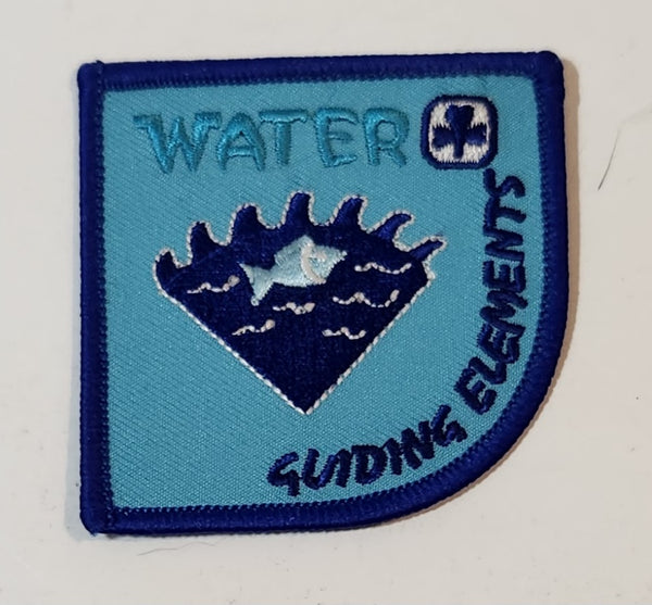 Girl Guides Water Guiding Elements Embroidered Fabric Patch Badge