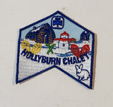 Girl Guides Hollyburn Chalet Embroidered Fabric Patch Badge